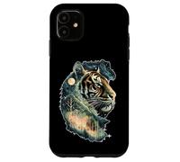 Mistico Tigre Spirito Foresta Celeste Jungle Animal Art Custodia per iPhone 11