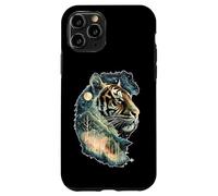Mistico Tigre Spirito Foresta Celeste Jungle Animal Art Custodia per iPhone 11 Pro