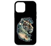 Mistico Tigre Spirito Foresta Celeste Jungle Animal Art Custodia per iPhone 12 mini