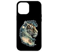 Mistico Tigre Spirito Foresta Celeste Jungle Animal Art Custodia per iPhone 12 Pro Max
