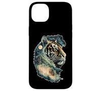 Mistico Tigre Spirito Foresta Celeste Jungle Animal Art Custodia per iPhone 14 Plus