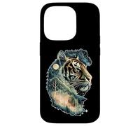 Mistico Tigre Spirito Foresta Celeste Jungle Animal Art Custodia per iPhone 14 Pro