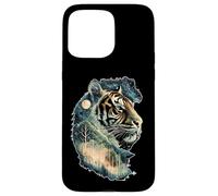 Mistico Tigre Spirito Foresta Celeste Jungle Animal Art Custodia per iPhone 15 Pro Max