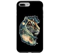 Mistico Tigre Spirito Foresta Celeste Jungle Animal Art Custodia per iPhone 7 Plus/8 Plus