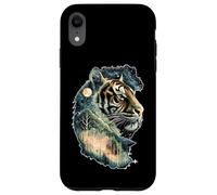 Mistico Tigre Spirito Foresta Celeste Jungle Animal Art Custodia per iPhone XR
