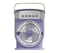 Misting Fan, Personal Cooling Mister, 5-Hole Nozzle Air Cooler, ABS Material, Adaptable Fan Performance, 600ml Water Tank for Outdoor Beach Outings, Yoga, Meditation, Bedroom, Kitchen, 26x21cm