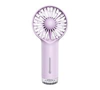Misting Fan, Portable Personal Cooler, Rechargeable Electric Device, Adjustable 3 Speed Mist Settings, Compact Hydrating Breeze, Ideal for Travel Camping Outdoors Home Use 6.69x3.15x1.97 Inches