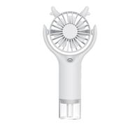 Misting Fan, Rechargeable Handheld Fan, 3-Speed Adjustable Cooler, Water Spray Umidification, Portable Humidifier, 6.57x3.23x1.46 in Ideal for Travel, Home, campeggio, Outdoor