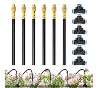 Misting Nozzles - Mister Sprayer Head, Agricultural Watering Nozzles | Irrigation System For Lawn Agriculture Garden Backyard Outdoor Farm Greenhouse Cooling Dust Control Brass Replacement Tips