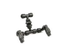MistKing Doppio di Nebbia " T " Nozzle - Rettili, Anfibi & Idroponica