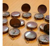 Misto Di 25 Pezzi Bussola Nautica In Ottone Bussola Vintage Collezionabile
