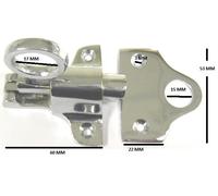 Misto Di 4 X Maniglia Per Finestra A Soffitto Cromata Cp