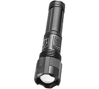 MISTPURE Torcia elettrica, durata della batteria più lunga, 5 modalità, luce alta, regolabile, espandibile, impermeabile, leggero, lanterne luminose per campeggio