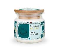 Mistral des Sens Candela profumata artigianale di cocco delle isole 40 ore 150ml