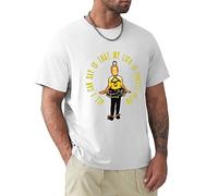 MISTT WOPII Blind Melon T Shirt Funny Birthday Cotton Tee Vintage Gift for Men's White L