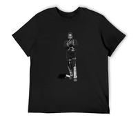 MISTT WOPII Fela Kuti Men T Shirt Water No Get Enemy Music Afrobeat T-Shirt Black L