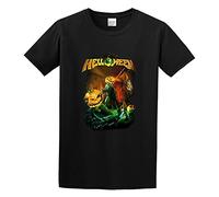 MISTT WOPII Helloween Straight out of Hell Tourdates 2014 Heavy Metal T-Shirt Graphic Top Printed Shirt for Mens Black L