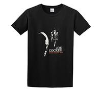 MISTT WOPII Joe Cocker Profile Hymn for My Soul 2009 Tour T-Shirt Graphic Printed Funny Tee for Men Black XXL