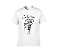 MISTT WOPII Men's Cocteau Twins Lullabies Logo Cotton T Shirt White 3XL