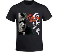 MISTT WOPII Men's Joe Cocker Live Graphic Crew Neck T-Shirts Black S
