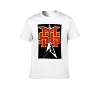 MISTT WOPII Men's Msg Michael Schenker Group Logo Retro Cotton T Shirt White S