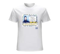MISTT WOPII Men's ODB Album Cover Ol Dibastard Ticket for Food Stamps T-Shirts White M