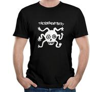 MISTT WOPII Men's The Birthday Party Shivers Nick Cave Unique Short Sleeve T-Shirts Black XL