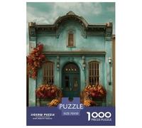 Misty Cafe Puzzle 1000 Pezzi Idea Regalo Uomo E Donna Cozy Immagine Dipinta, Intrattenimento Creativo Puzzle Classico Per Adulti E Bambini Dai 14 Anni70x50cm/1000pcs