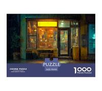 Misty Cafe Puzzle 1000 Pezzi Idea Regalo Uomo E Donna Cozy Perfetto Per Appassionati Di Puzzle Esperti Per Adulti E Bambini A Partire Da 12 Anni70x50cm/1000pcs