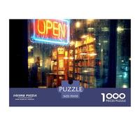 Misty Cafe Puzzle 1000 Pezzi Per Adulti Idea Regalo Uomo E Donna Cozy Immagine Dipinta, Intrattenimento Creativo Puzzle Classico Per Adulti E Bambini Dai 14 Anni70x50cm/1000pcs