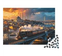 Misty Valle 1000 Piece Puzzles Recycled British Countryside Puzzle for Anziani Puzzle Game Props for Family And Friends Compleanni Great Gift 70x50cm/1000pcs