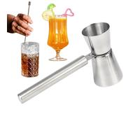 Misura Alcol Di Bartender - Jigger Doppio Cocktail | Tazza Misuratore In Acciaio Inox Per Bar A Casa, Creazione Di E Bevande Corte, Strumenti Accessori Per La Misurazione Alcol