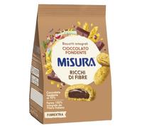 Misura Biscotti Integrali con Cioccolato Fondente al 70% per fibrextra 260g