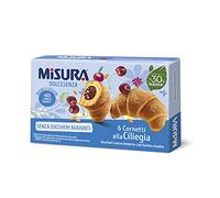 Misura Cornetti alla Ciliegia Dolcesenza | Senza Zuccheri Aggiunti | Confezione da 290 grammi