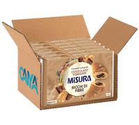 Misura Cornetti Integrali Cioccolato Fondente Ricchi di Fibre per fibrextra 308g [BOX da 6 Confezioni]