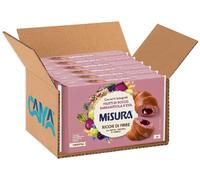 Misura Cornetti Integrali Frutti di Bosco, Barbabietola e Uva Ricchi di Fibre da Frutta, Verdura e Cereali per fibrextra 308g [BOX da 6 Confezioni]