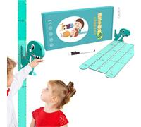 Misura da parete di dimensioni per bambini, righello da 180 cm con marcatori evolutivi, tela magnetica rimovibile per camera dei bambini, sala giochi e scuola ragazza