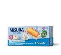 Misura Dolcesenza Plumcake allo Yogurt Italiano Senza Zuccheri Aggiunti 6 Monoporzioni 190g