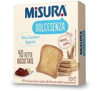 Misura Fette Biscottate Dolcesenza | Senza Zuccheri Aggiunti | Confezione da 320 grammi