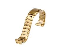 Misura for Casio GA-2100 GA-2110 Set da uomo cinturino for orologio in acciaio inossidabile cassa in metallo GA2100 GA2110(Gold,For M5610)