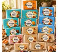 Misura Merende Box Personalizzabile da 7 Confezioni a Scelta tra 15 Tipologie - Cornetti vari gusti, Tortine, Plumcake e Ciambelline per privolat, dolcesenza e fibrextra