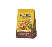 Misura Multicereali Biscotti ai Cereali - con Farro, Mais e Avena, Confezione da 330 gr