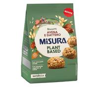 Misura Naturìcca Biscotti Plant Based Integrali con Avena, Dattero, Mela Candita e Sciroppo d'Agave 260g