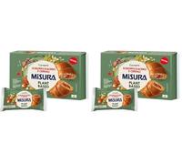 Misura Naturìcca Cornetti Sciroppo d’Acero e Cereali - Lievitati Naturalmente per 16 Ore, 6 Monoporzioni, Plant Based, Adatti ai Vegani - Confezione con Carta Certificata FSC (Confezione da 2)