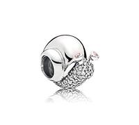 Misura Originale Pandora Bracciale Charm 925 Sterling Silver Lumaca Scintillante Per Perle Di Cristallo Creazione Di Gioielli Fai Da Te