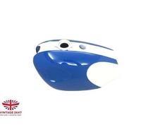 MISURA PER BSA B25 B44 STARFIRE SERBATOIO IN ALLUMINIO VERNICIATO BLU E...
