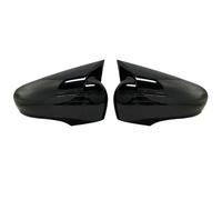 Misura Per Clio 4 IV 2012-2020 Bat Copertura Dello Specchio Laterale Accessori Per Auto RS GT Lucido Pianoforte Nero Tuning Auto Sport design Specchietto Retrovisore Guscio(Bright black)