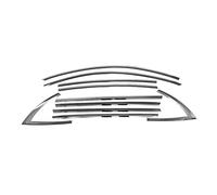 Misura per il modello Y 3 2017-2024 Striscia di copertura laterale del davanzale Trim 10 pezzi Accessori auto Modanatura esterna per finestre Paraspigoli Portiera Auto(MODEL-Y 19-23 Silver)