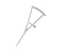 Misura per inserti odontoiatrici Strumento per procedura verbale Preferenze doppia dimensione Costruzione antiruggine per misurazioni ossee accurate Misurazione della spaziatura della colonna