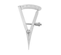 Misura per inserti odontoiatrici Strumento per procedura verbale Preferenze doppia dimensione Costruzione antiruggine per misurazioni ossee accurate Misurazione della spaziatura della colonna